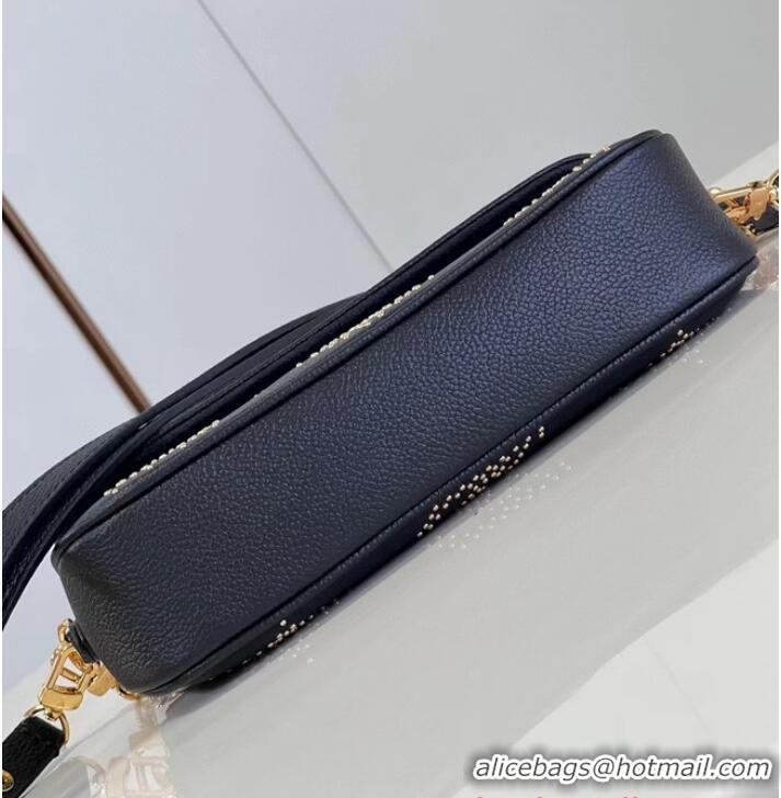 Unique Grade Louis Vuitton Wallet on Chain Ivy M82653 Black