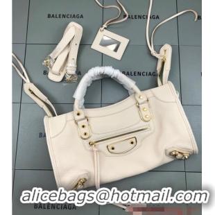 Super Quality Balenciaga WOMENS NEO CLASSIC HANDBAG 06715 Cream