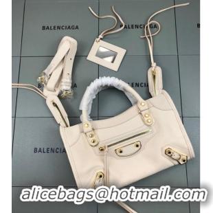 Super Quality Balenciaga WOMENS NEO CLASSIC HANDBAG 06714 Cream