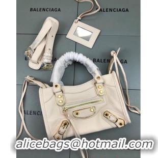 Famous Brand Balenciaga WOMENS NEO CLASSIC HANDBAG 06713 Cream