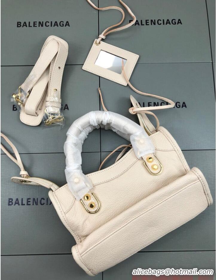 Famous Brand Balenciaga WOMENS NEO CLASSIC HANDBAG 06713 Cream