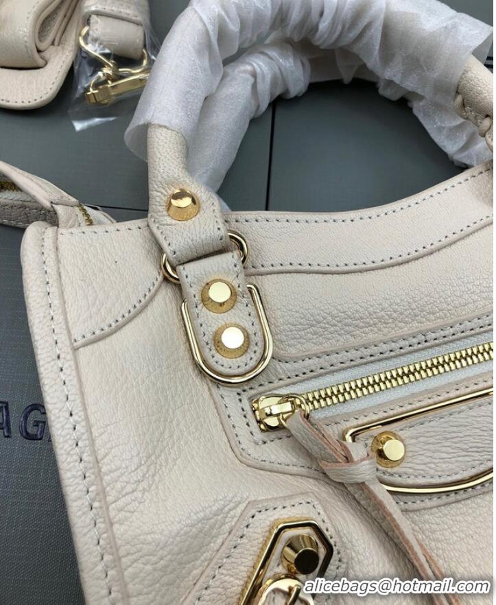 Famous Brand Balenciaga WOMENS NEO CLASSIC HANDBAG 06713 Cream