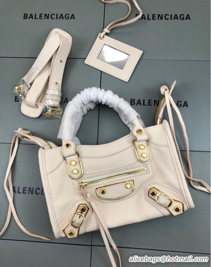 Famous Brand Balenciaga WOMENS NEO CLASSIC HANDBAG 06713 Cream