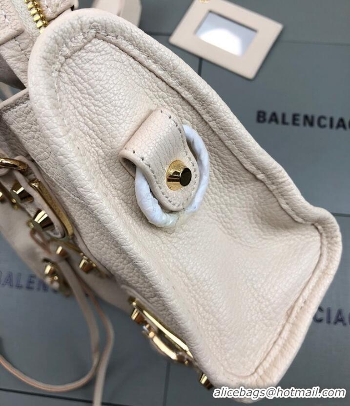 Famous Brand Balenciaga WOMENS NEO CLASSIC HANDBAG 06713 Cream