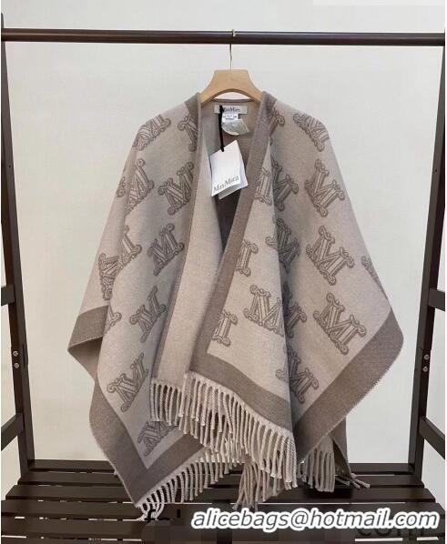 Fashion Show Collections MaxMara Shawl/Cape 140x140cm M8078 Grey 2023