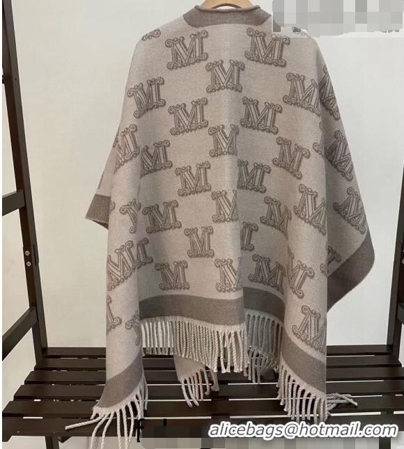 Fashion Show Collections MaxMara Shawl/Cape 140x140cm M8078 Grey 2023