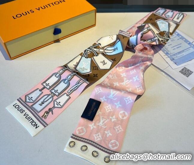 Discount Fashion Louis Vuitton Bandeau Scarf 8x120cm 1028 Pink 2023