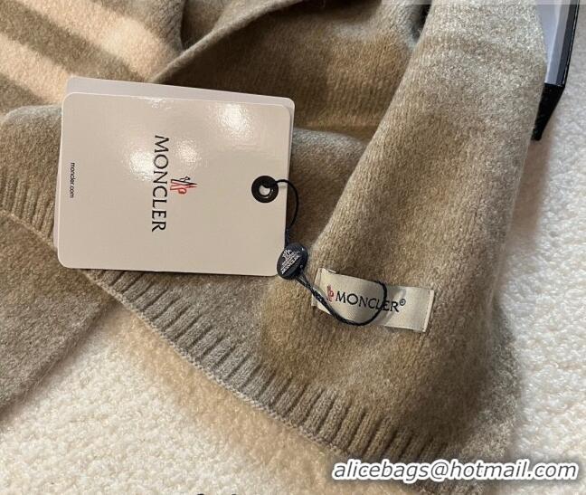 Market Sells Moncler Knit Long Scarf 30x175cm 1028 Grey 2023