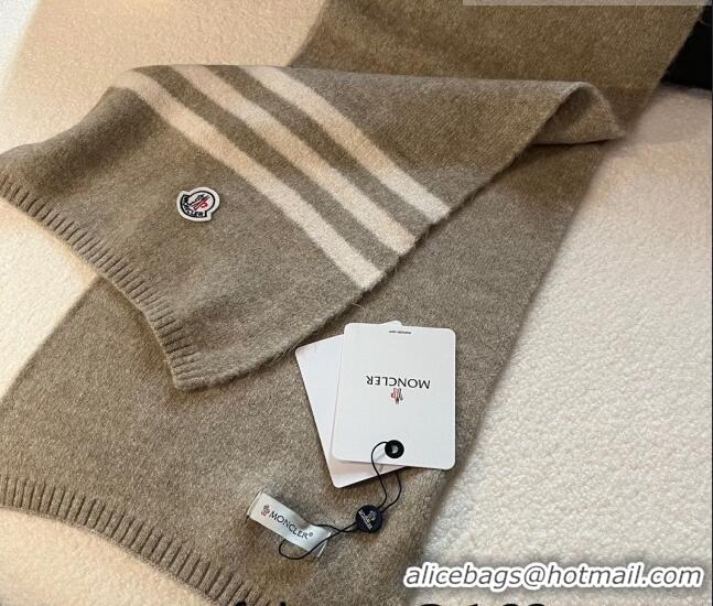 Market Sells Moncler Knit Long Scarf 30x175cm 1028 Grey 2023