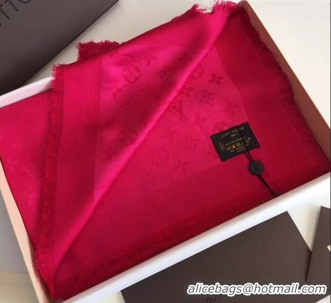 Luxury Classic Louis Vuitton Monogram Scarf LV103001 Rosy 2023