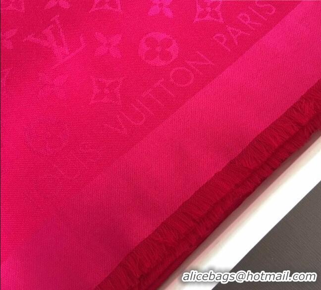 Luxury Classic Louis Vuitton Monogram Scarf LV103001 Rosy 2023