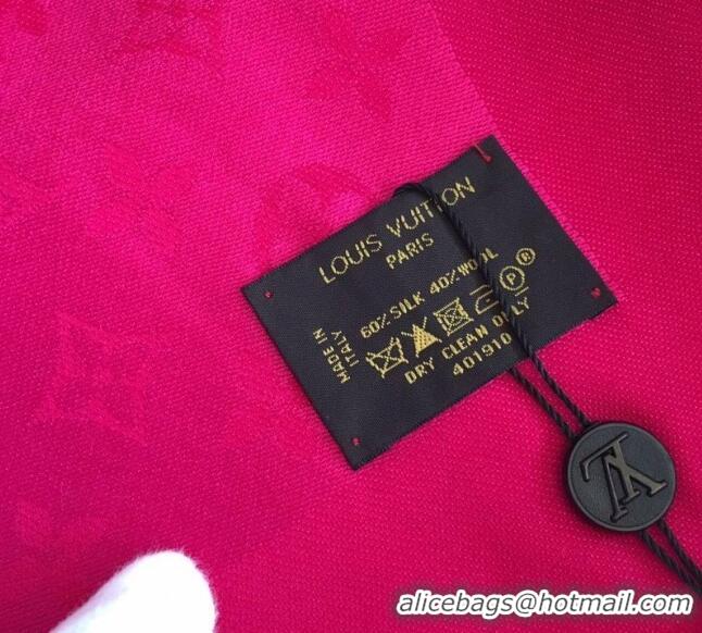 Luxury Classic Louis Vuitton Monogram Scarf LV103001 Rosy 2023