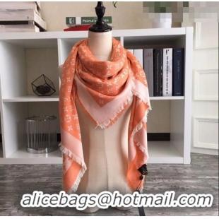 Good Product Louis Vuitton Monogram Scarf LV103006 Orange 2023