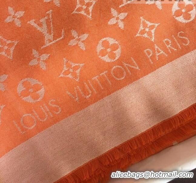 Good Product Louis Vuitton Monogram Scarf LV103006 Orange 2023