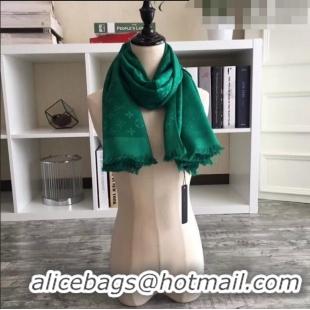 Low Cost Louis Vuitton Monogram Scarf LV103007 Green 2023