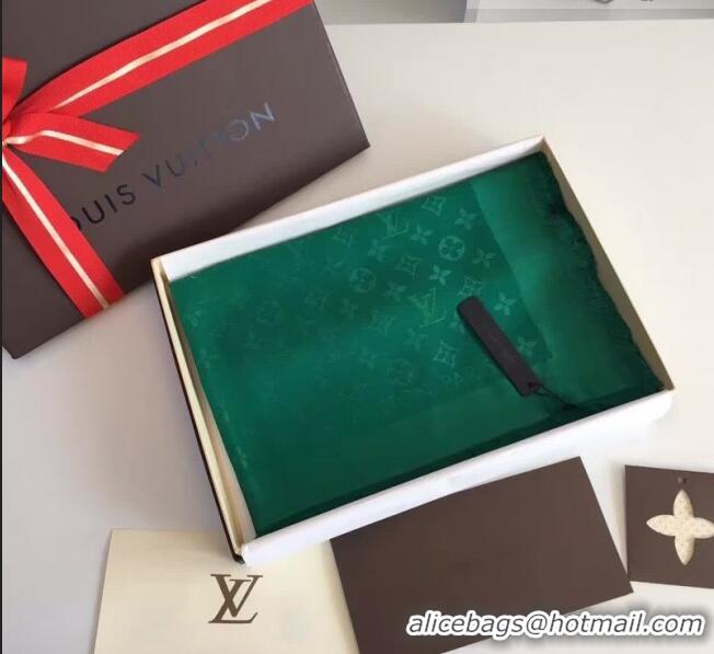 Low Cost Louis Vuitton Monogram Scarf LV103007 Green 2023