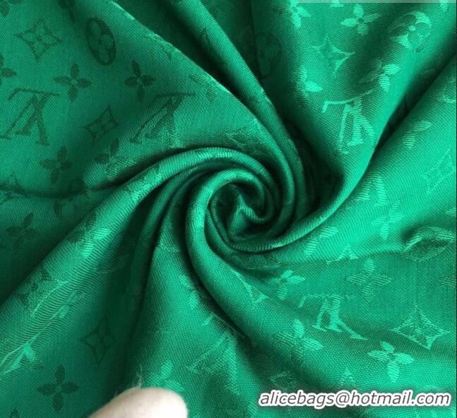 Low Cost Louis Vuitton Monogram Scarf LV103007 Green 2023