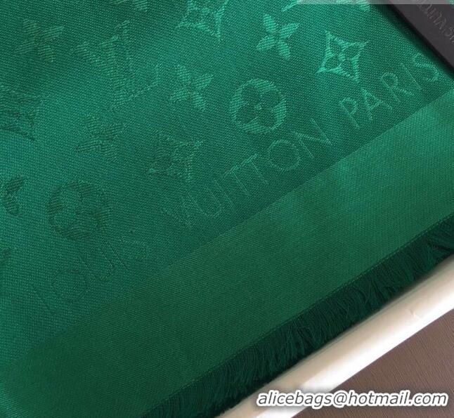 Low Cost Louis Vuitton Monogram Scarf LV103007 Green 2023