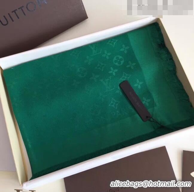 Low Cost Louis Vuitton Monogram Scarf LV103007 Green 2023