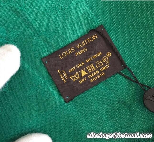 Low Cost Louis Vuitton Monogram Scarf LV103007 Green 2023