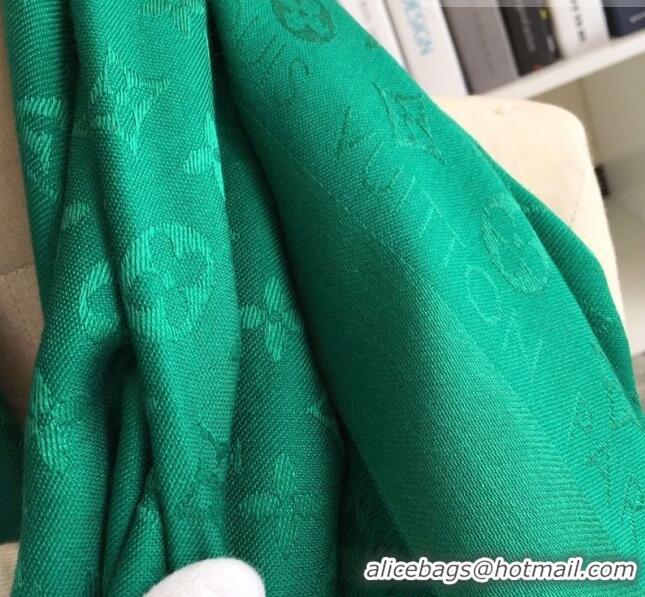 Low Cost Louis Vuitton Monogram Scarf LV103007 Green 2023