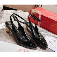 Buy Luxury Christian Louboutin Lipsita Jane Pumps 5.5cm in Black Patent Leather 425095