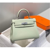 Traditional Specials Hermes Kelly Mini Bag 20cm in Togo Calfskin H20 Bubble Green 2023