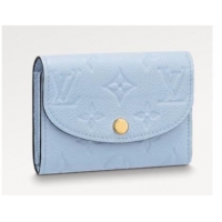 Good Product Louis Vuitton Rosalie Coin Purse M82392 Bleu Nuage Blue