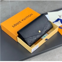 Market Sells Louis Vuitton Monogram Empreinte Sarah Wallet M82256 Black