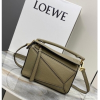 Grade Quality Loewe mini Puzzle Bag Original Leather 9016-8