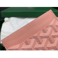 Grade Design Goyard Saint-Sulpice Card Case Wallet 020090 Powder Pink 2023