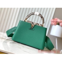 Top Quality Louis Vuitton Capucines BB N48865 Green