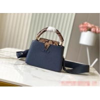 Super Quality Louis Vuitton Capucines Mini N81209 dark blue