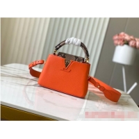 Unique Grade Louis Vuitton Capucines Mini N81209 Orange