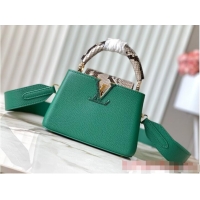 Super Quality Louis Vuitton Capucines Mini N81209 Green