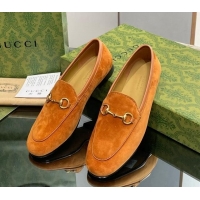 Most Popular Gucci ordaan Suede Loafers Light Brown 1012047