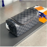 Buy Inexpensive Louis Vuitton Damier Graphite Canvas Toiletry Pouch N47625 Black