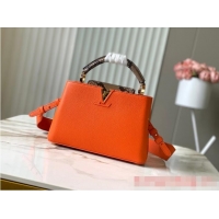 Grade Inexpensive Louis Vuitton Capucines BB N48865 Orange