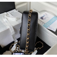 Famous Brand Chanel SMALL FLAP BAG AS4264 Black