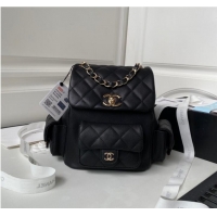 Well Crafted Chanel small BACKPACK AS4399 BLACK