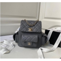 Famous Brand Chanel small BACKPACK AS4398 GRAY