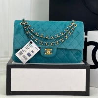 Most Popular Chanel CLASSIC HANDBAG A1112 LIGHT BLUE