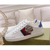 Best Product Gucci Ace Leather Sneakers GUCCI BAMD White 012090