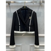 Luxury Cheap Chanel Jacket CH92860 Black 2023