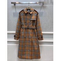 Top Quality Burberry Check Trench Coat B9205 2023