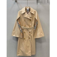 ​Super Quality Burberry Cloak Trench Coat B9204 Khaki 2023