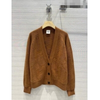 Top Quality Hermes Cashmere & Wool Cardigan H7603 Brown 2023