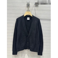 ​Most Popular Hermes Cashmere & Wool Cardigan H7604 Black 2023