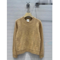 ​Good Product Hermes Cashmere & Wool sweater H7606 Brown 2023