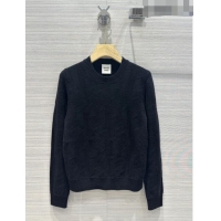 ​Low Cost Hermes Cashmere & Wool sweater H7607 Black 2023